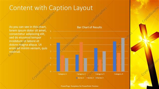 Content with Caption presentation slide layout