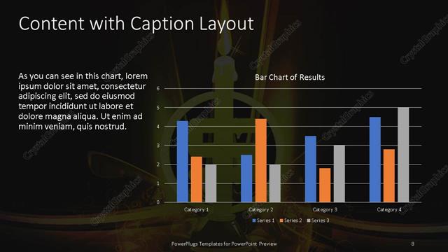 Content with Caption presentation slide layout
