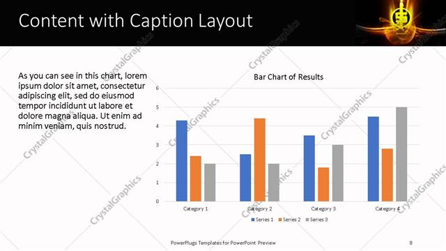 Content with Caption presentation slide layout