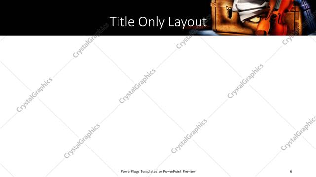 Title Only presentation slide layout