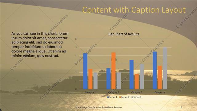 Content with Caption presentation slide layout