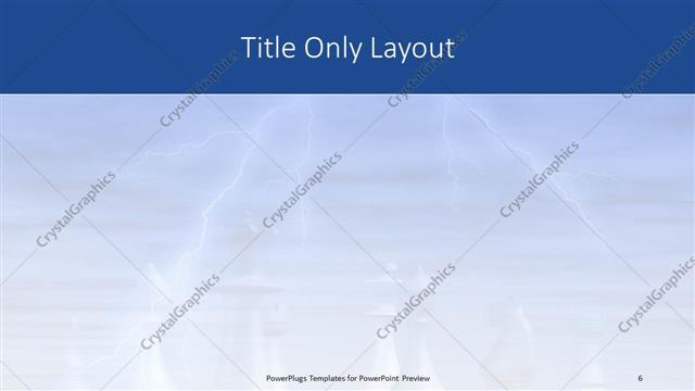 Title Only presentation slide layout