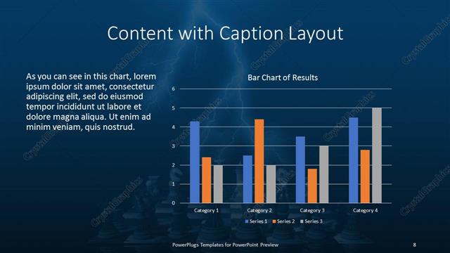 Content with Caption presentation slide layout