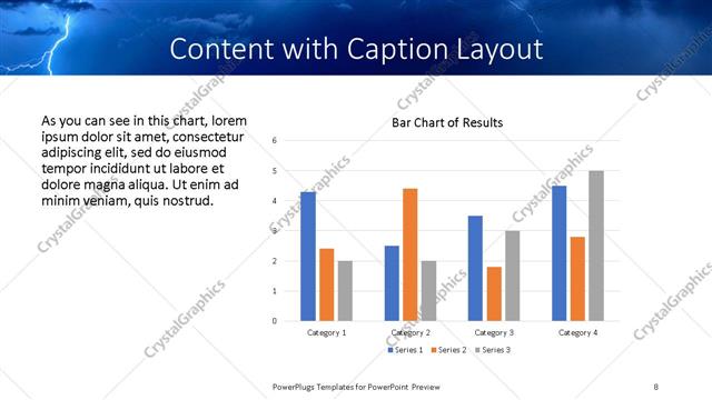 Content with Caption presentation slide layout