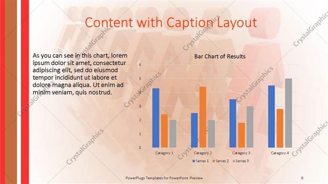 Content with Caption presentation slide layout