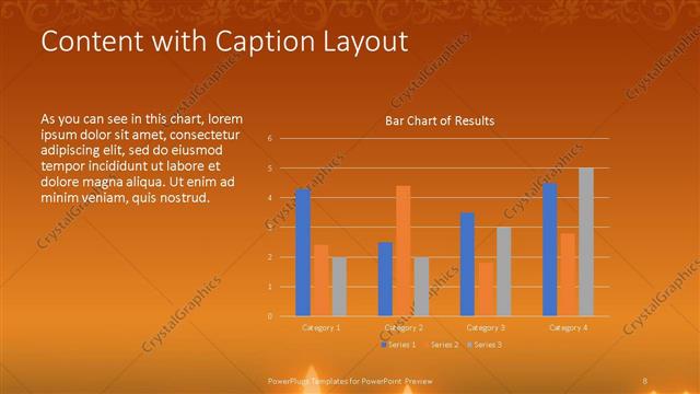 Content with Caption presentation slide layout