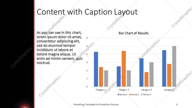 Content with Caption presentation slide layout