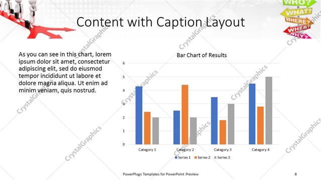 Content with Caption presentation slide layout