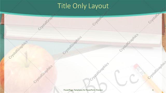 Title Only presentation slide layout