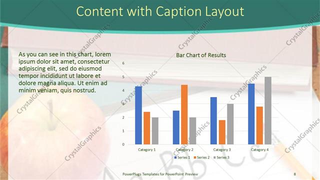 Content with Caption presentation slide layout
