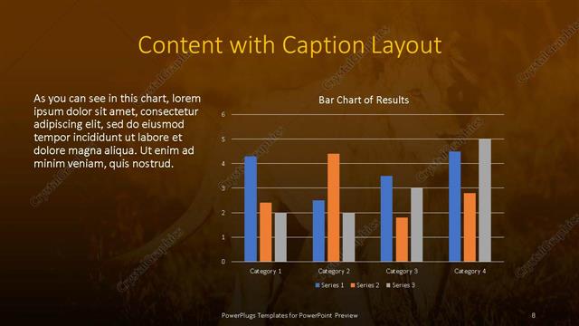 Content with Caption presentation slide layout