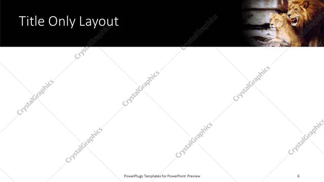 Title Only presentation slide layout