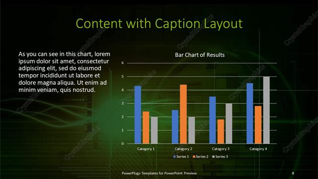 Content with Caption presentation slide layout