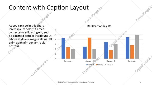 Content with Caption presentation slide layout
