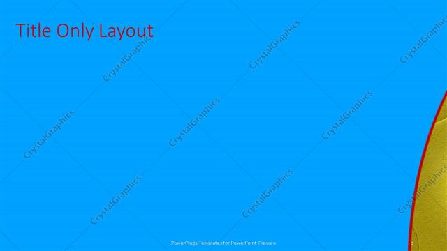 Title Only presentation slide layout