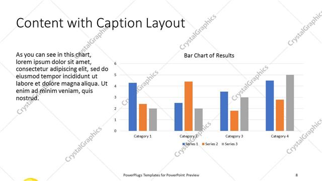Content with Caption presentation slide layout