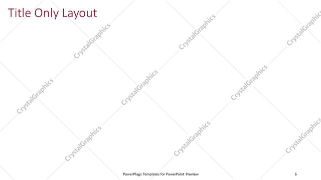 Title Only presentation slide layout