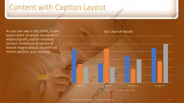Content with Caption presentation slide layout