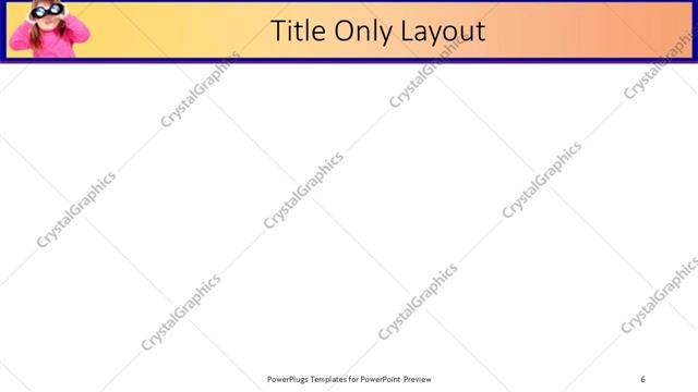 Title Only presentation slide layout