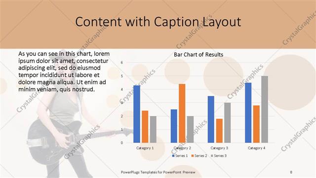 Content with Caption presentation slide layout