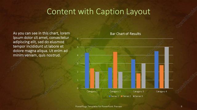 Content with Caption presentation slide layout