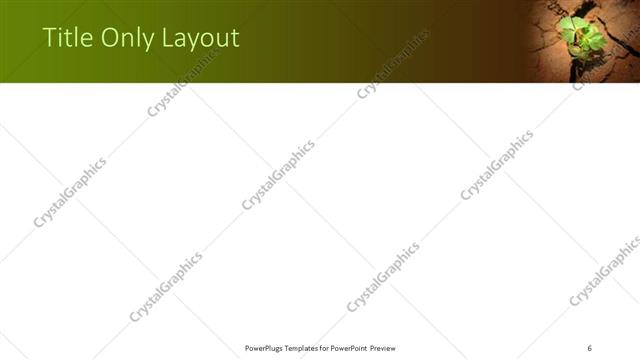 Title Only presentation slide layout