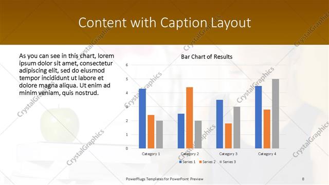 Content with Caption presentation slide layout