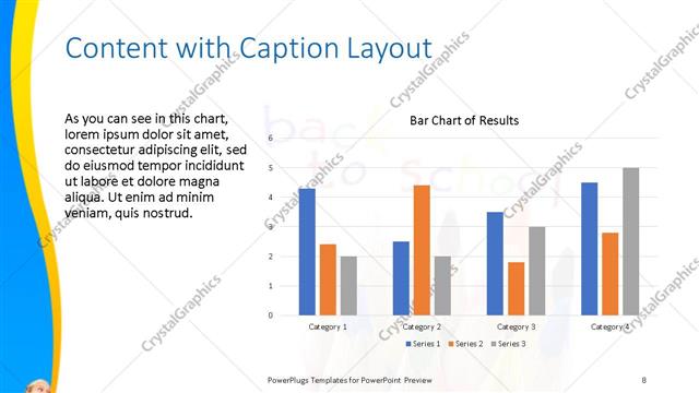 Content with Caption presentation slide layout