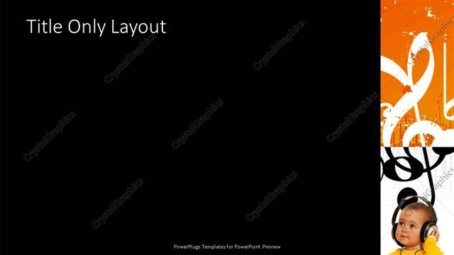 Title Only presentation slide layout