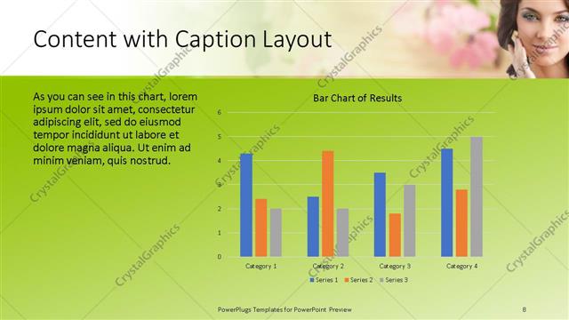 Content with Caption presentation slide layout