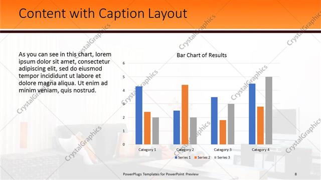 Content with Caption presentation slide layout