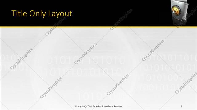 Title Only presentation slide layout