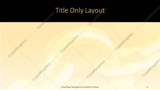 Title Only presentation slide layout
