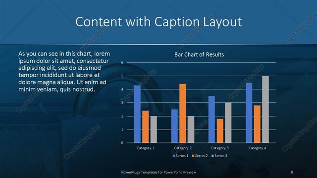 Content with Caption presentation slide layout