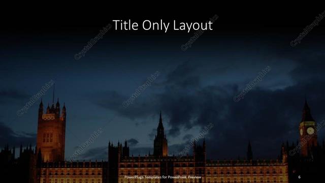 Title Only presentation slide layout