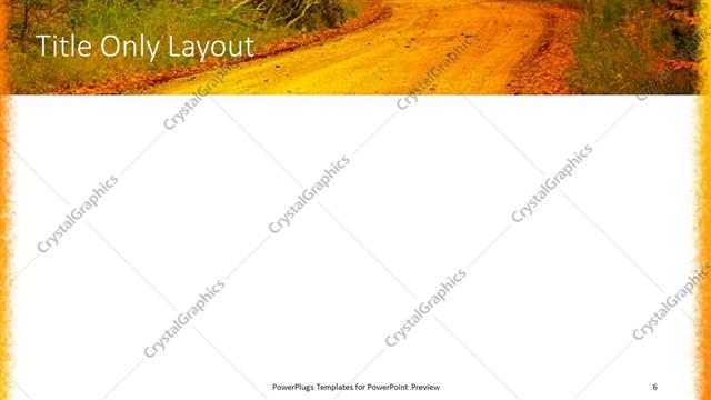 Title Only presentation slide layout