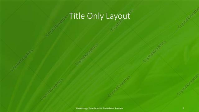 Title Only presentation slide layout