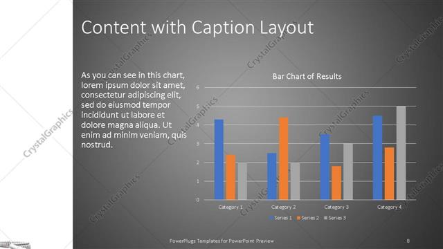 Content with Caption presentation slide layout