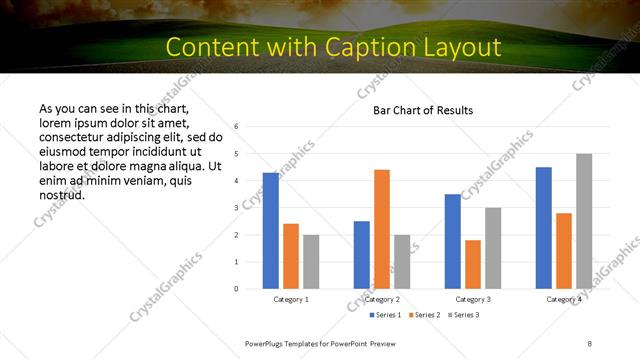 Content with Caption presentation slide layout
