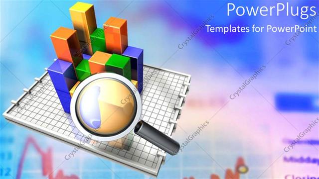 Presentation with marketing - Looking at charts and data for business income marketing