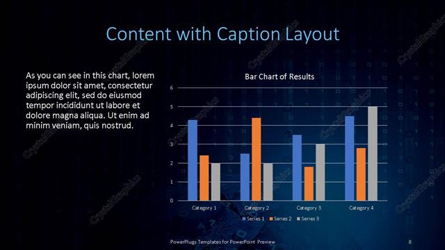 Content with Caption presentation slide layout