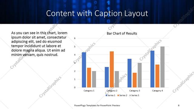 Content with Caption presentation slide layout