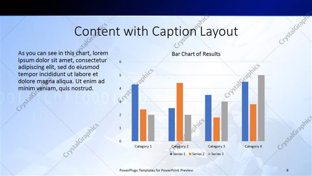 Content with Caption presentation slide layout