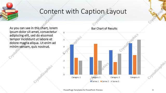 Content with Caption presentation slide layout