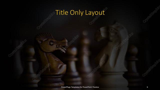 Title Only presentation slide layout