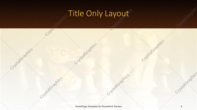Title Only presentation slide layout
