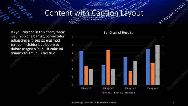 Content with Caption presentation slide layout