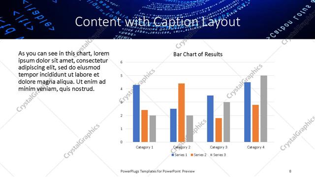 Content with Caption presentation slide layout