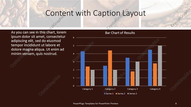 Content with Caption presentation slide layout