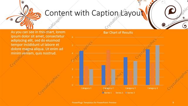 Content with Caption presentation slide layout